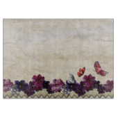 Blumenschmetterlinge Schneidebrett (Vorderseite)