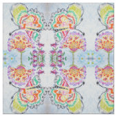 Blumenschmetterlings-Kaleidoskop Stoff (Muster)