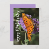 Blumenschmetterlingskarte Dankeskarte (Vorne/Hinten)