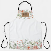 Blumenschminksalon Monogramm-Schürze Schürze (Vorderseite)