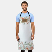Blumenschminksalon Monogramm-Schürze Schürze (Getragen)