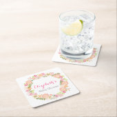 Blumenschmuck Baby Dusche Untersetzer (Vor Ort)