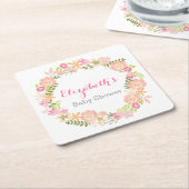 Blumenschmuck Baby Dusche Untersetzer (angewinkelt)