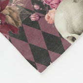 Blumenschmuck Custom Fleecedecke (Ecke)