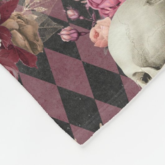 Blumenschmuck Custom Fleecedecke (Ecke)