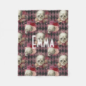 Blumenschmuck Custom Fleecedecke (Vorderseite)