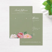 Blumenschmuck Display Elegantsage Green Card (Schreibtisch)