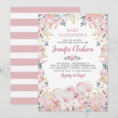 Blumenschmuck-Dusche Einladung (Vorne/Hinten)