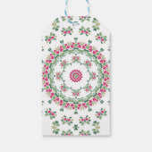 Blumenschmuck Geschenkanhänger (Rückseite)