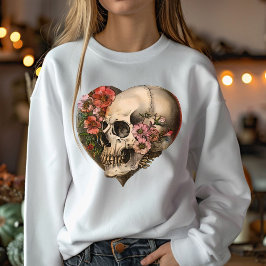 Blumenschmuck Herzdesign Sweatshirt