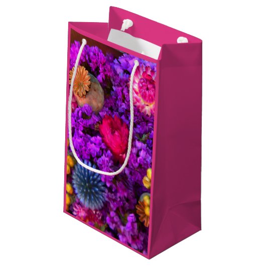 Blumenschmuck Kleine Geschenktüte (Rückseite Schrägansicht)