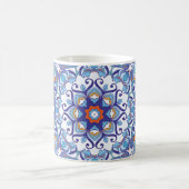 Blumenschmuck, künstlerisches Design. Kaffeetasse (Mittel)