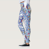 Blumenschmuck, künstlerisches Design. Leggings (Links)