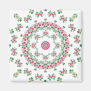 Blumenschmuck Magnet
