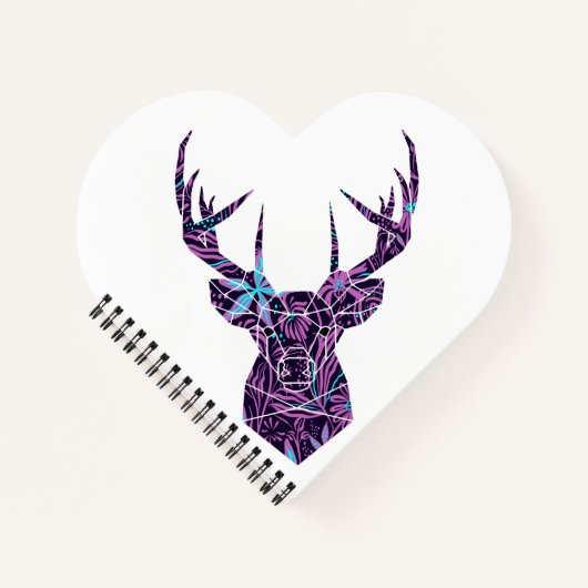 Blumenschmuck-Notebook Notizblock (Vorderseite)