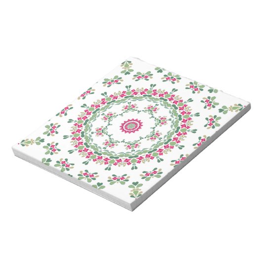 Blumenschmuck Notizblock (Rotiert)