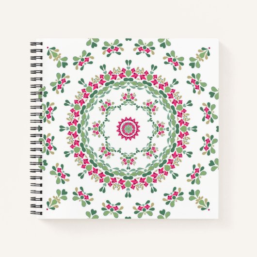 Blumenschmuck Notizblock (Vorderseite)