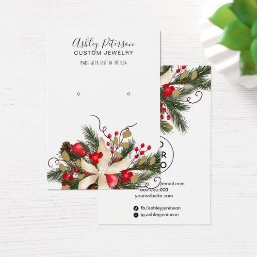 Blumenschmuck Ohrring-Anzeige (Schreibtisch)