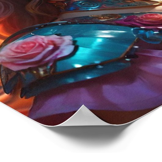 Blumenschmuck Poster (Ecke)