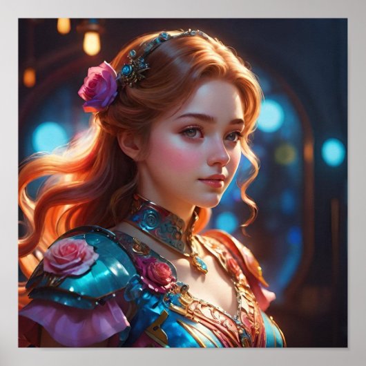 Blumenschmuck Poster (Vorne)