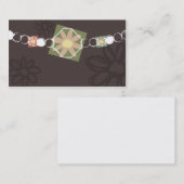 Blumenschmuckhalsketten-Geschäftskarte Visitenkarte (Vorne/Hinten)