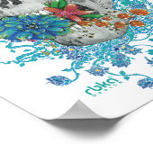 Blumenschmuckposter Poster (Ecke)