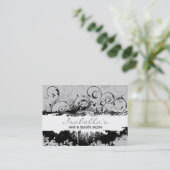 BlumenSchmutz-Visitenkarte Visitenkarte (Stehend Vorderseite)