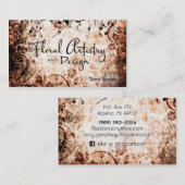 BlumenSchmutz-Visitenkarte Visitenkarte (Vorne/Hinten)