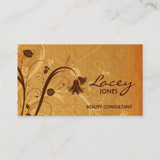 BlumenSchmutz-Visitenkarte Visitenkarte (Vorderseite)