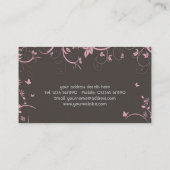 BlumenSchmutz-Visitenkarte Visitenkarte (Rückseite)