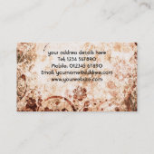 BlumenSchmutz-Visitenkarte Visitenkarte (Rückseite)