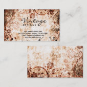 BlumenSchmutz-Visitenkarte Visitenkarte (Vorne/Hinten)