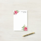 Blumenschönheit vom Schreibtisch von Post-it Klebezettel (Auf Schreibtisch)