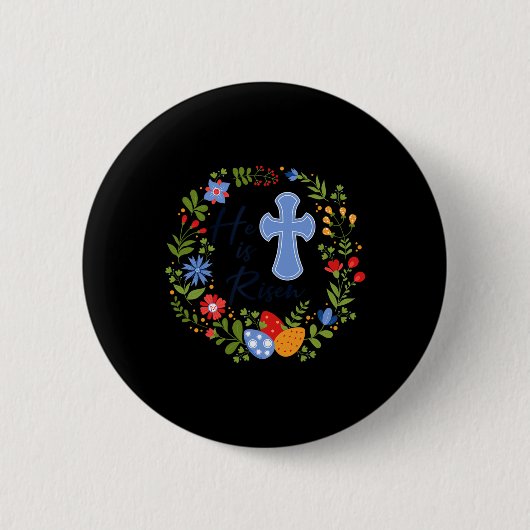 Blumenschrei ist er verschmäht Jesus Christlich gl Button (Vorderseite)