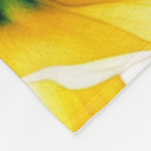 Blumenschrift 1 Peter 5:7 Fleecedecke (Ecke)