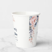 Blumenschrift 70. Geburtstagsparty Botanisches Skr Pappbecher (Links)