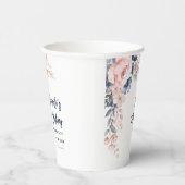 Blumenschrift 70. Geburtstagsparty Botanisches Skr Pappbecher (Rechts)