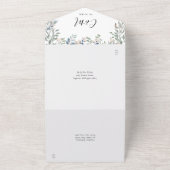 Blumenschrift All In One Einladung (Außenbereich)