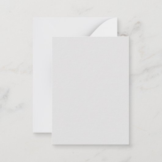 Blumenschrift Brautparty Watercolor Botanisch Mitteilungskarte (Rückseite)