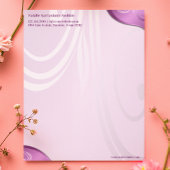 Blumenschrift Briefkopf