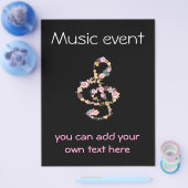 Blumenschrift Flyer (Einzeln)