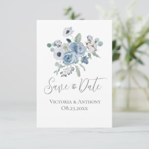 Blumenschrift Moderne Hochzeit rettet das Datum