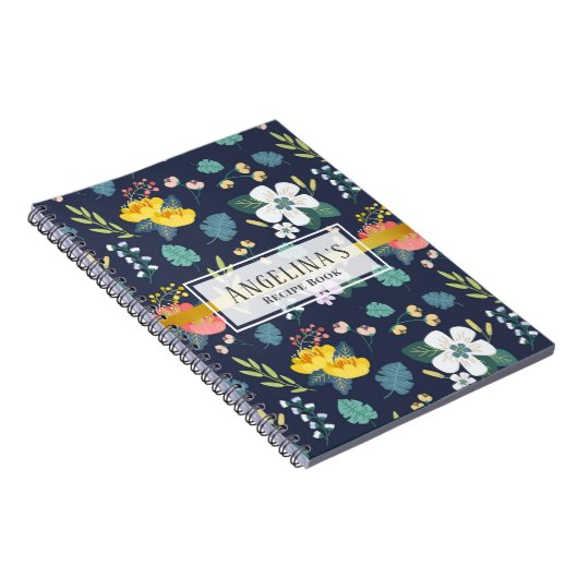 Blumenschrift Notizblock (Rechte Seite)