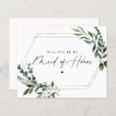 Blumenschrift wird meine Trauzeugin sein (Vorne/Hinten)