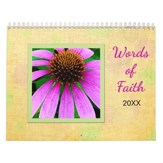 Blumenschrift Worte des Glaubensskalenders Kalender (Titelbild)