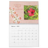 Blumenschrift Worte des Glaubensskalenders Kalender (Feb 2027)