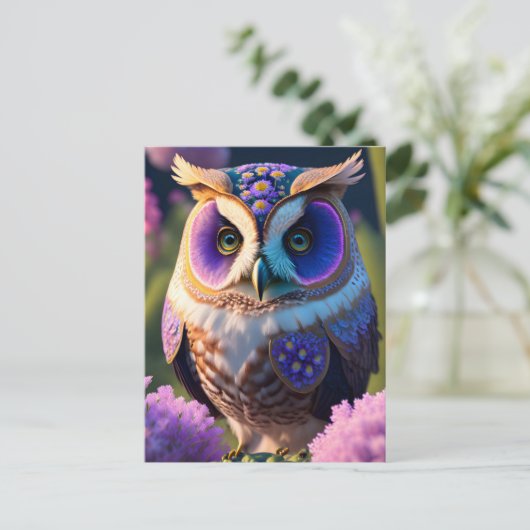 Blumenschüssel, Postkreuz Postkarte (Stehend Vorderseite)