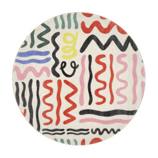 Blumenschüssel: Square Paisley Ornament Schneidebrett