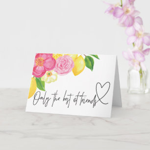 Blumenschwangerschaft Baby Reveal Geschenk für Fre Karte