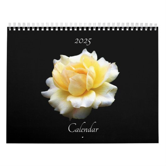 Blumenschwarz-Kalender 2025 Kalender (Titelbild)